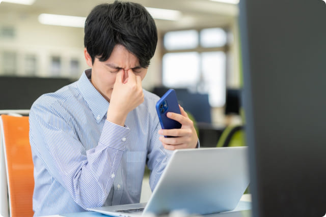 目の疲れと首肩の負担 - 銀座リリース整体院
